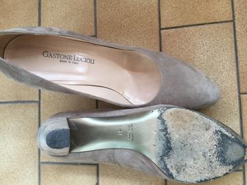 Décolleté camoscio