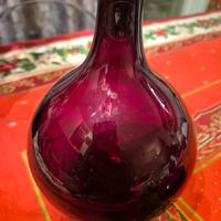 vaso vetro ikea rosso rubino 