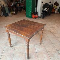 Tavolo Legno Massello 90x90 Bar/Ristorante Promo