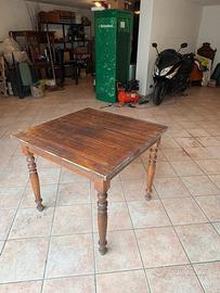 Tavolo Legno Massello 90x90 Bar/Ristorante Promo