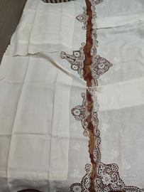 lenzuolo lino e chiacchierino