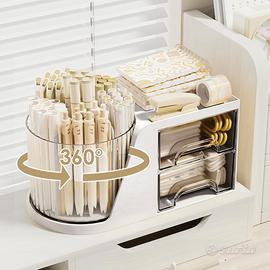 Organizer Scrivania Multifunzionale con 6 Scompart