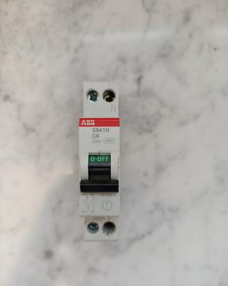 Interruttore ABB S941N C6 - 1 modulo DIN