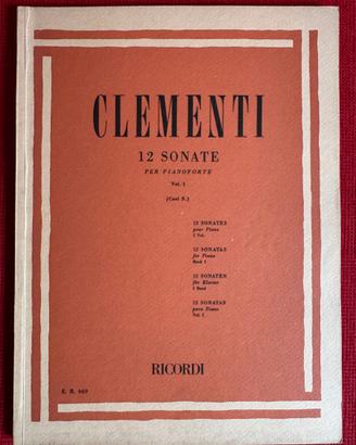 Clementi 12 sonate vol. 1 e 2