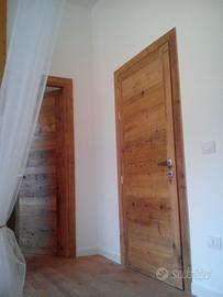 porta interno in legno vecchio pannello orizzontal