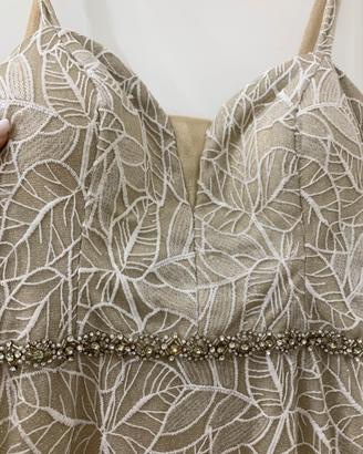 Abito elegante impero couture