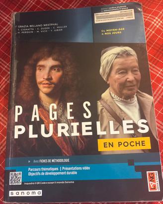 Libro di francese “Pages Plurielles”