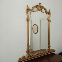 SPECCHIERA CON CORNICE DORATA