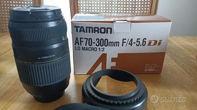 Obiettivo Tamron 70-300 reflex Nikon