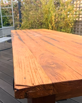 Tavolo in legno di Tek massiccio