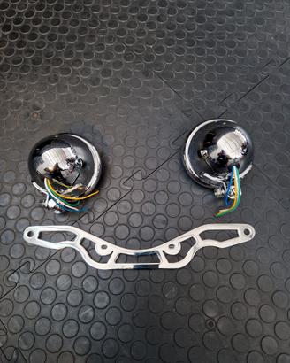 Kit Faretti Supplementari + Staffa Chrome Honda 