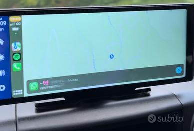 Autoradio per  car play o Android con DashCam