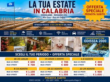 Casa Vacanza a 200 metri dal Mare Rossano CS