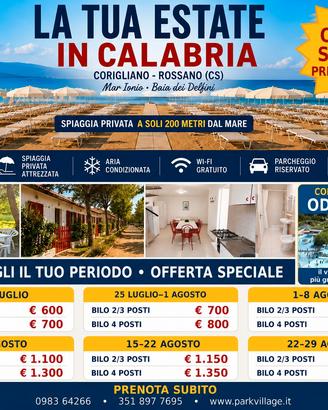 Casa Vacanza a 200 metri dal Mare Rossano CS