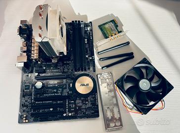 Scheda madre Asus z97-k + Intel i7-4790k 4.4Ghz