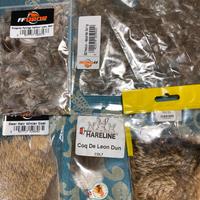 Materiali per costruzione mosche da pesca