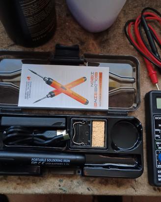 tester multimeter e saldatrice usb nuovi