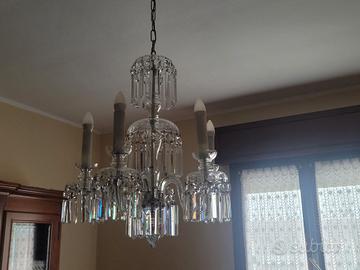 lampadario in cristallo di boemia