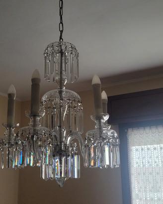 lampadario in cristallo di boemia