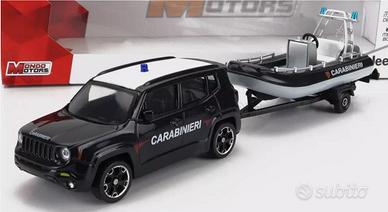 MODELLO JEEP RENEGADE + MOTOSCAFO CARABINIERI