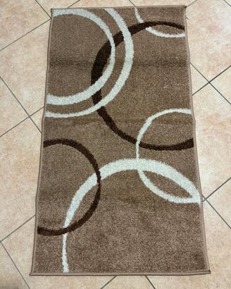 Tappeto beige e marrone