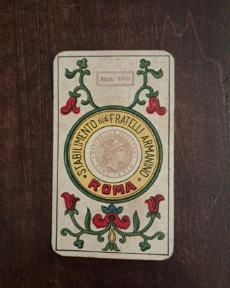 CARTE NAPOLETANE "ARMANINO " 1951