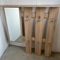 Specchiera appendiabiti a muro 100 x 112