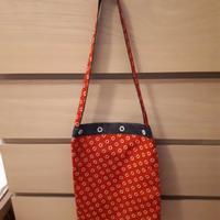 Borsa in jeans e esterno stoffa foulard