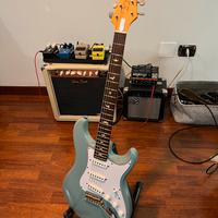 Chitarra Elettrica Forma Speciale Palissandro - Body Giallo, Manico Mogano - Spedizione Gratuita