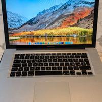 MacBook Pro 15 pollici Mid 2010 SSD 512 Gb i5