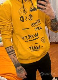 Felpa Cedar wood State gialla taglia S