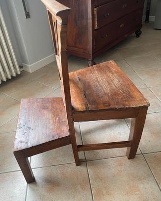 sedia inginocchiatoio doppio 