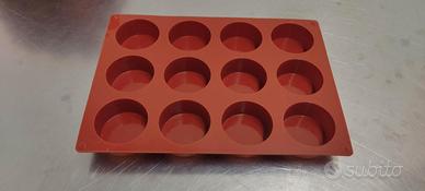 Stampo per Muffin in Silicone Alimentare 12 Fori