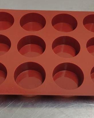 Stampo per Muffin in Silicone Alimentare 12 Fori