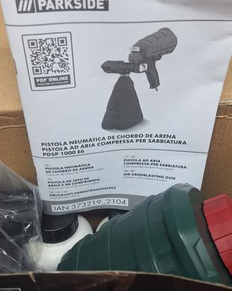 pistola sabbiatura 