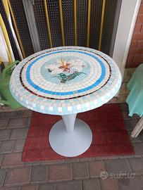 Tavolino  in  ,MOSAICO   per  estero o interno