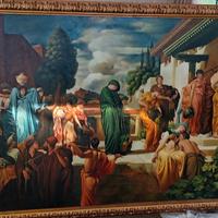 quadro ad olio su tela  cm 180x140  