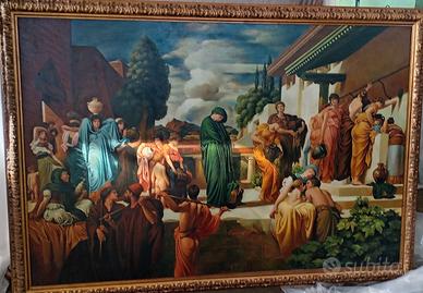 quadro ad olio su tela  cm 180x140  