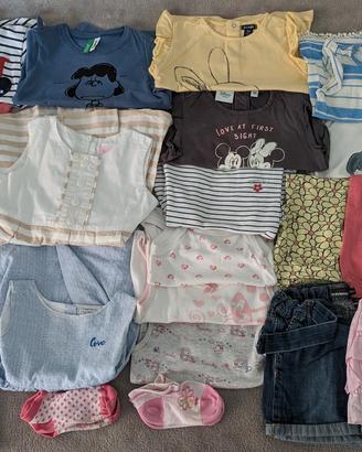 Lotto abbigliamento 12-18 mesi (lotto1) -24 pezzi