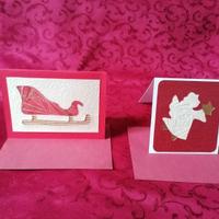 Biglietti d'auguri cartoline di Natale fatte a man