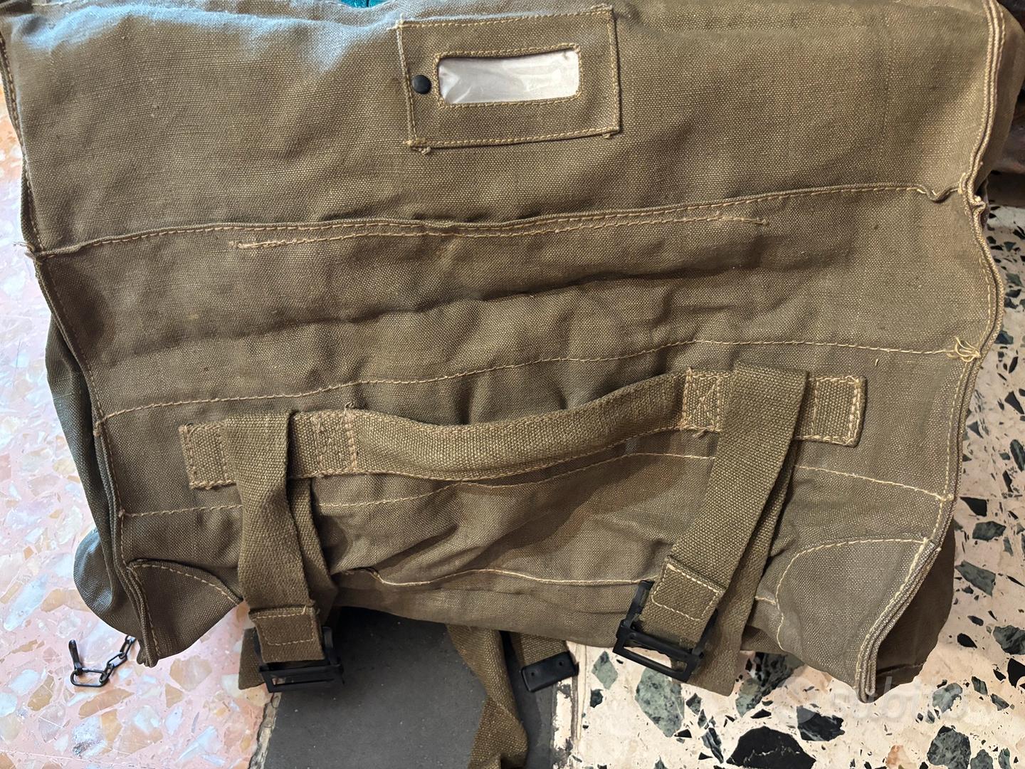 Borsone Zaino Militare Vintage Anni 70 Collezionismo In vendita a Napoli