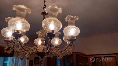 lampadario anni 70
