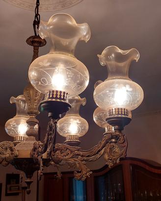 lampadario anni 70