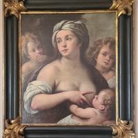 Quadro raffigurante la carità. 