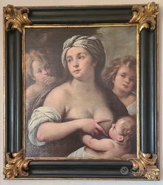 Quadro raffigurante la carità. 