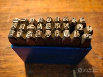 Punzoni acciaio con lettre 5 mm Cosmos