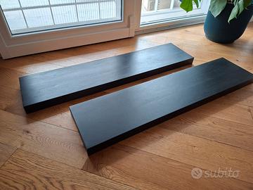 Mensole nero/marrone Ikea Lack