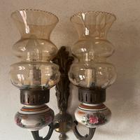 Coppia di applique vintage