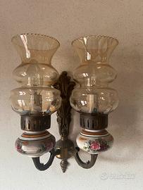 Coppia di applique vintage