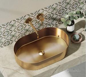 Lavabo da appoggio Jupiter Rose Gold Art BB6808-BR